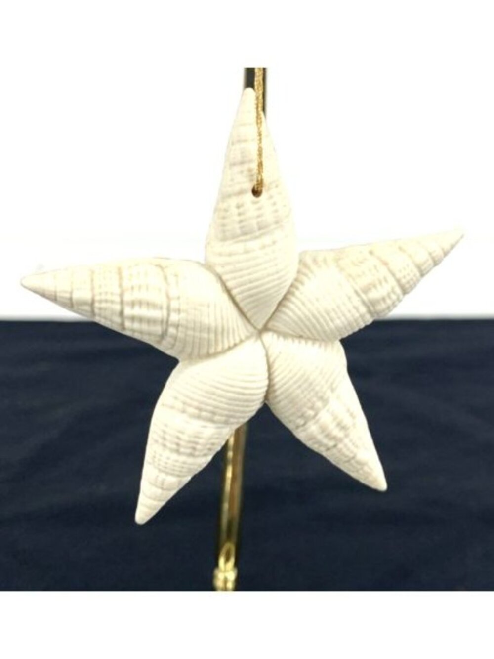 Margaret Furlong Ornament Star 3" 1980 Bisque Vintage